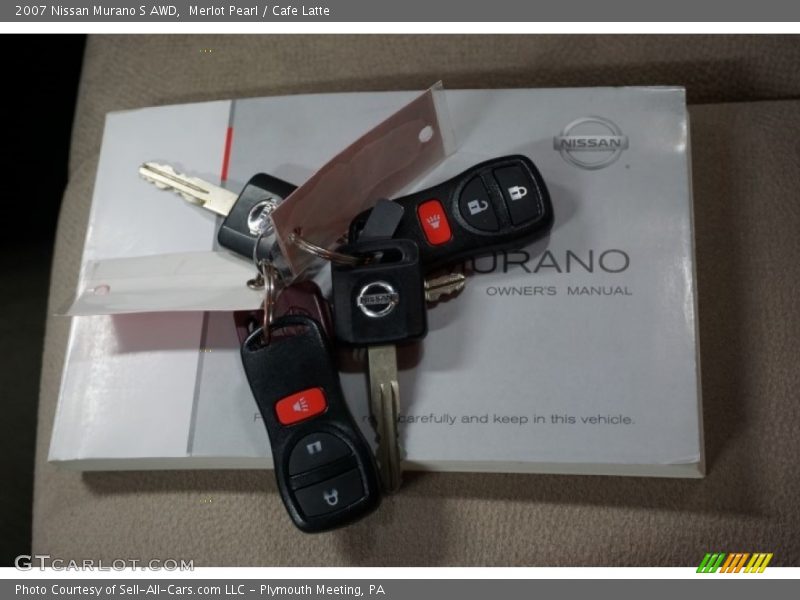 Merlot Pearl / Cafe Latte 2007 Nissan Murano S AWD