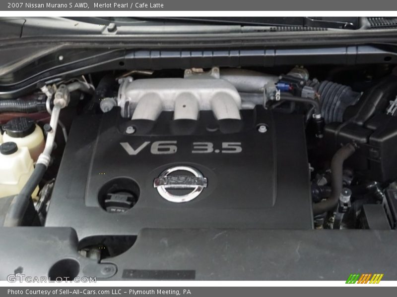 Merlot Pearl / Cafe Latte 2007 Nissan Murano S AWD