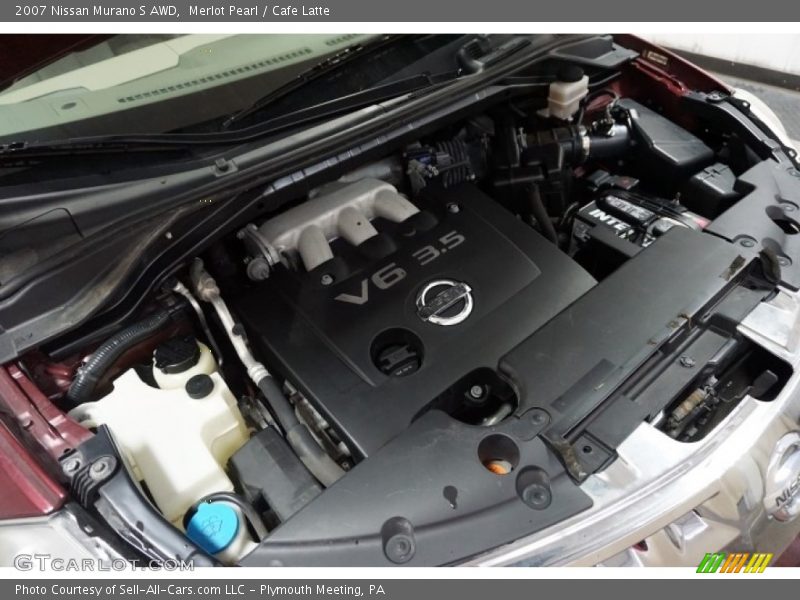 Merlot Pearl / Cafe Latte 2007 Nissan Murano S AWD