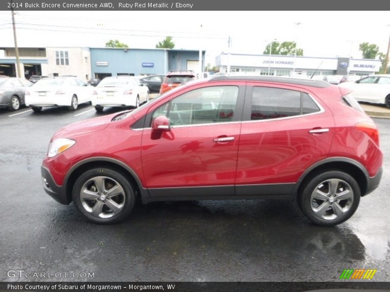 Ruby Red Metallic / Ebony 2014 Buick Encore Convenience AWD