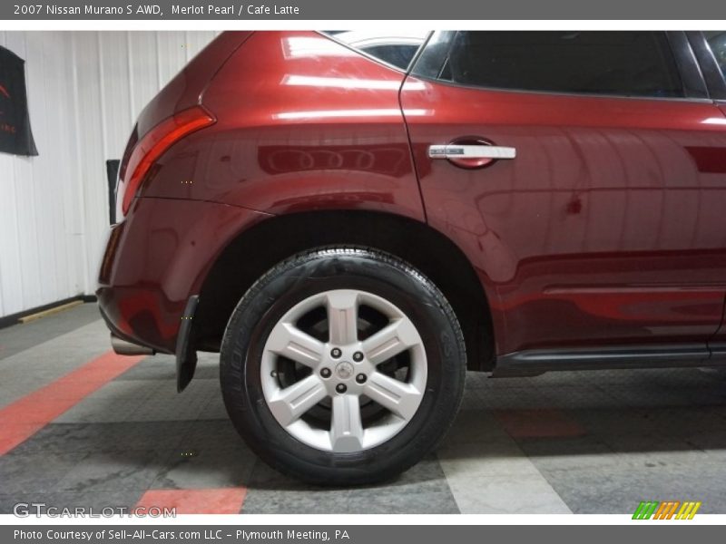 Merlot Pearl / Cafe Latte 2007 Nissan Murano S AWD