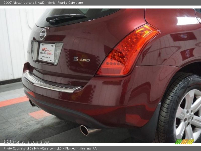 Merlot Pearl / Cafe Latte 2007 Nissan Murano S AWD