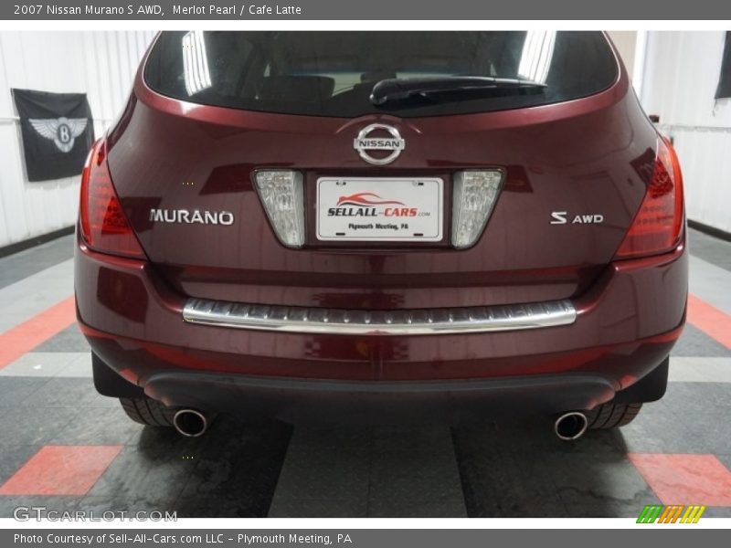 Merlot Pearl / Cafe Latte 2007 Nissan Murano S AWD