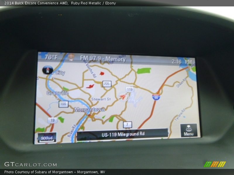 Ruby Red Metallic / Ebony 2014 Buick Encore Convenience AWD