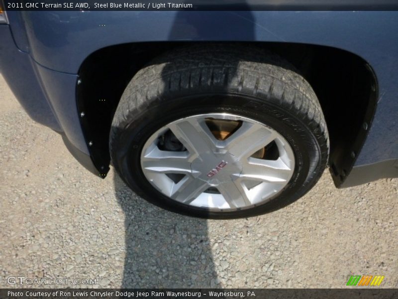 Steel Blue Metallic / Light Titanium 2011 GMC Terrain SLE AWD