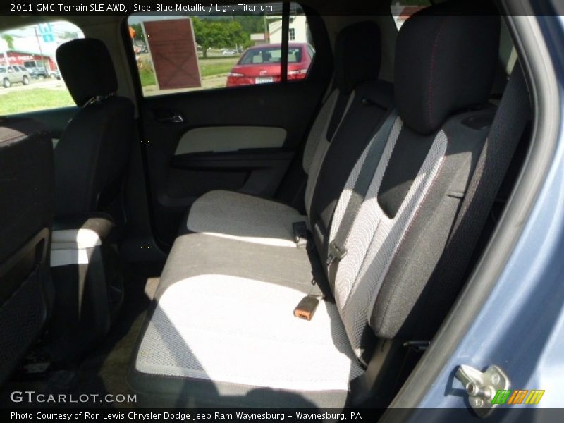 Steel Blue Metallic / Light Titanium 2011 GMC Terrain SLE AWD