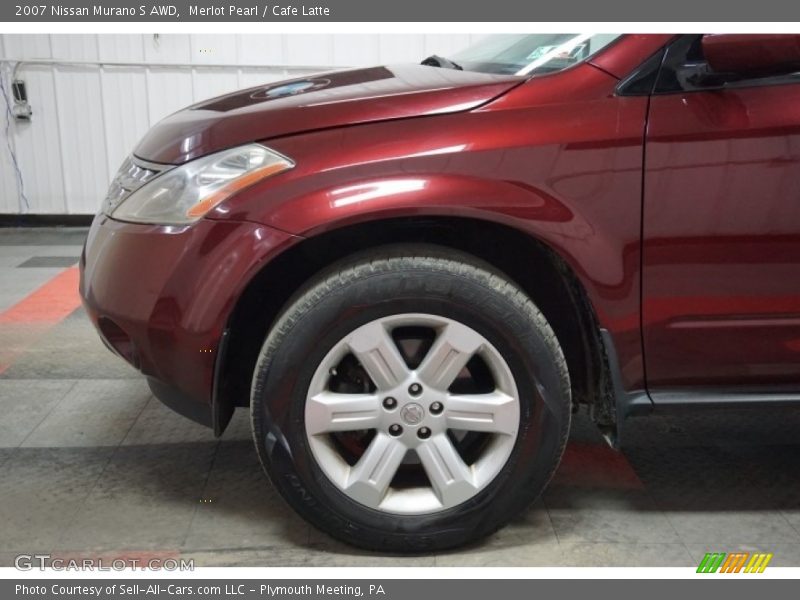 Merlot Pearl / Cafe Latte 2007 Nissan Murano S AWD