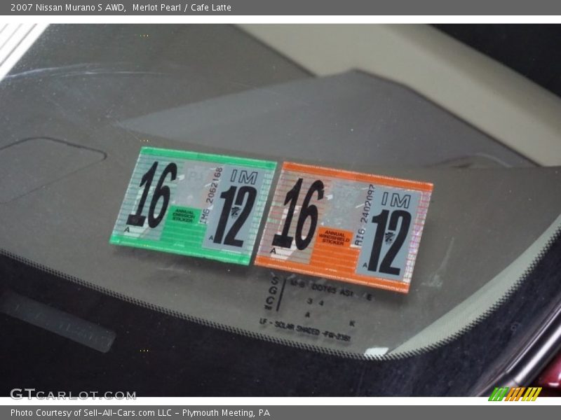 Merlot Pearl / Cafe Latte 2007 Nissan Murano S AWD