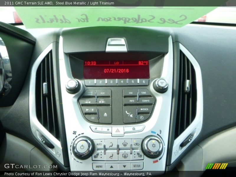 Steel Blue Metallic / Light Titanium 2011 GMC Terrain SLE AWD