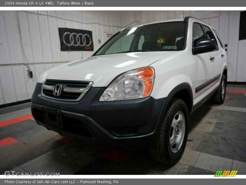 Taffeta White / Black 2004 Honda CR-V LX 4WD
