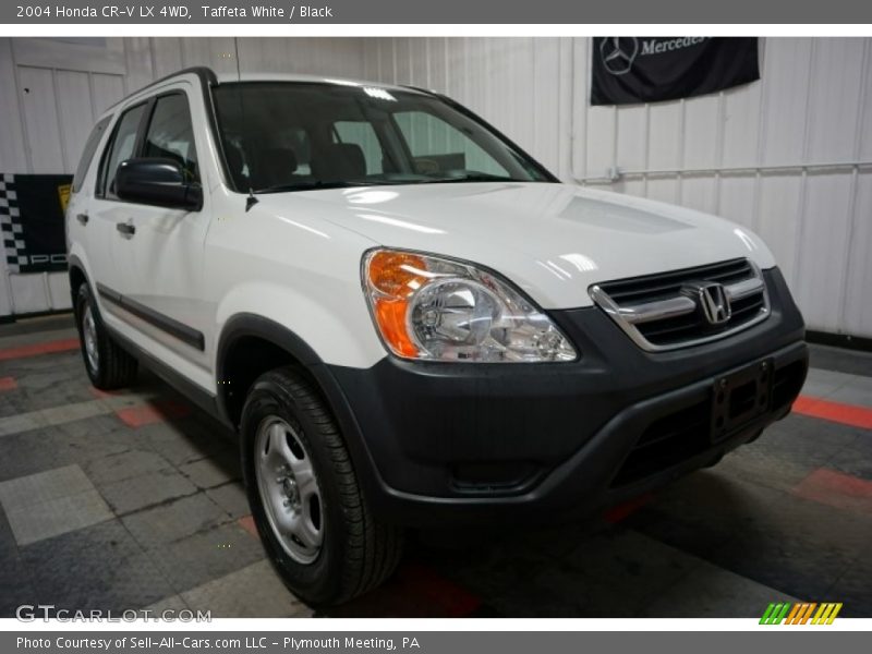 Taffeta White / Black 2004 Honda CR-V LX 4WD