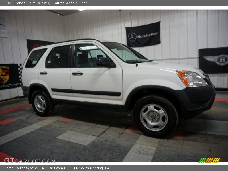 Taffeta White / Black 2004 Honda CR-V LX 4WD