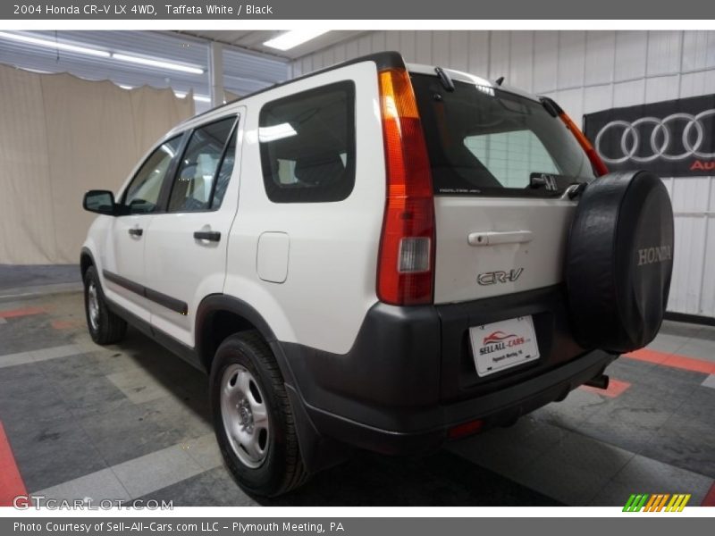 Taffeta White / Black 2004 Honda CR-V LX 4WD