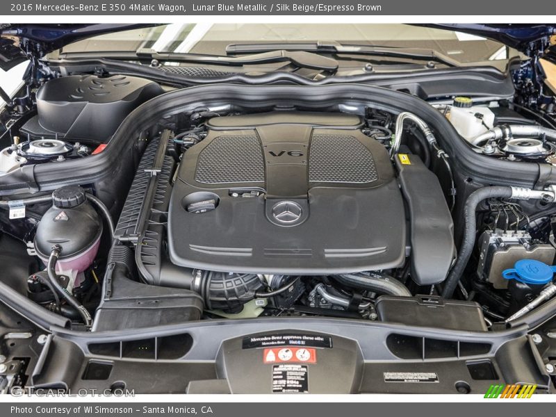 Lunar Blue Metallic / Silk Beige/Espresso Brown 2016 Mercedes-Benz E 350 4Matic Wagon