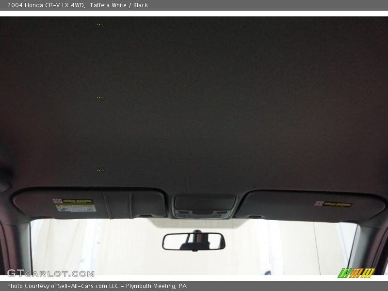 Taffeta White / Black 2004 Honda CR-V LX 4WD