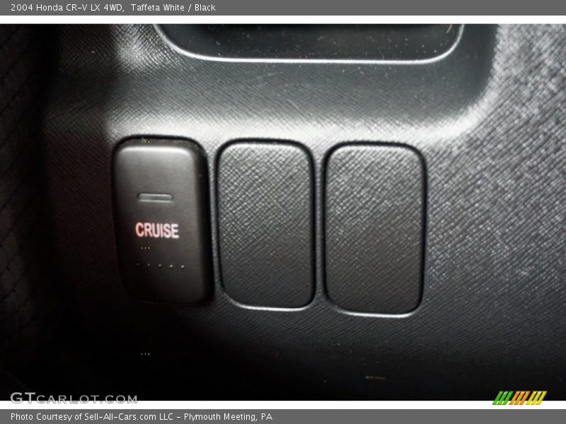 Taffeta White / Black 2004 Honda CR-V LX 4WD