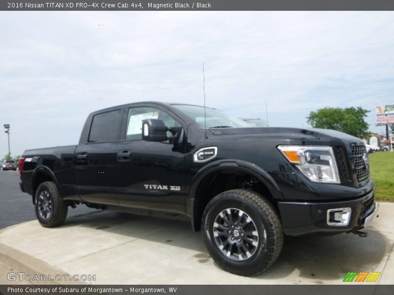 Magnetic Black / Black 2016 Nissan TITAN XD PRO-4X Crew Cab 4x4