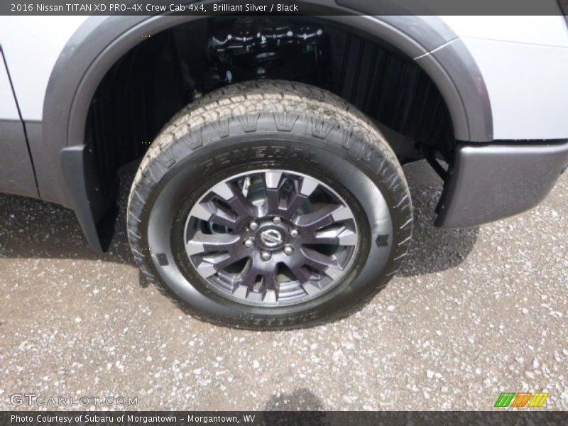 Brilliant Silver / Black 2016 Nissan TITAN XD PRO-4X Crew Cab 4x4