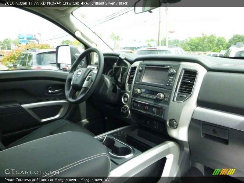 Brilliant Silver / Black 2016 Nissan TITAN XD PRO-4X Crew Cab 4x4
