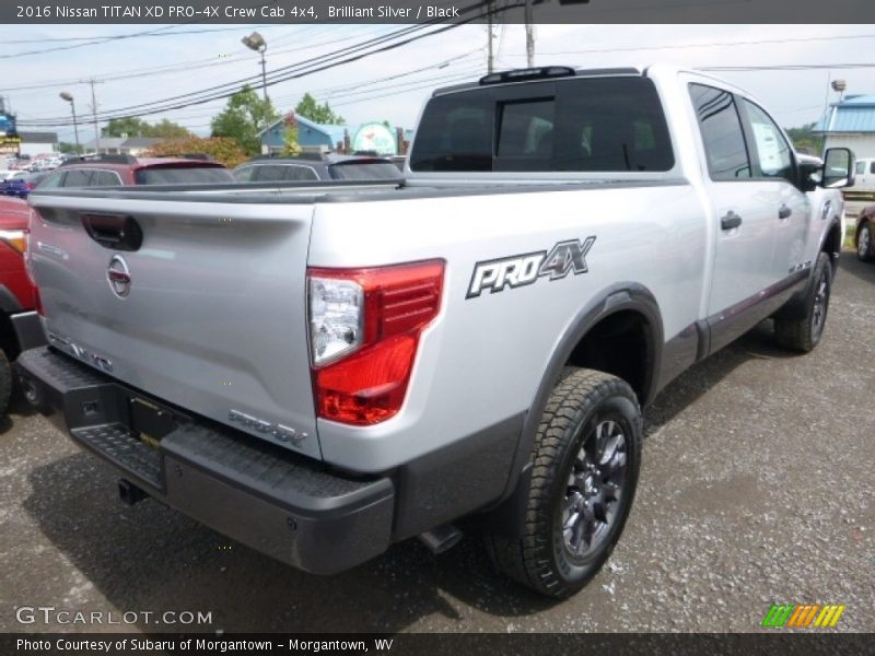 Brilliant Silver / Black 2016 Nissan TITAN XD PRO-4X Crew Cab 4x4