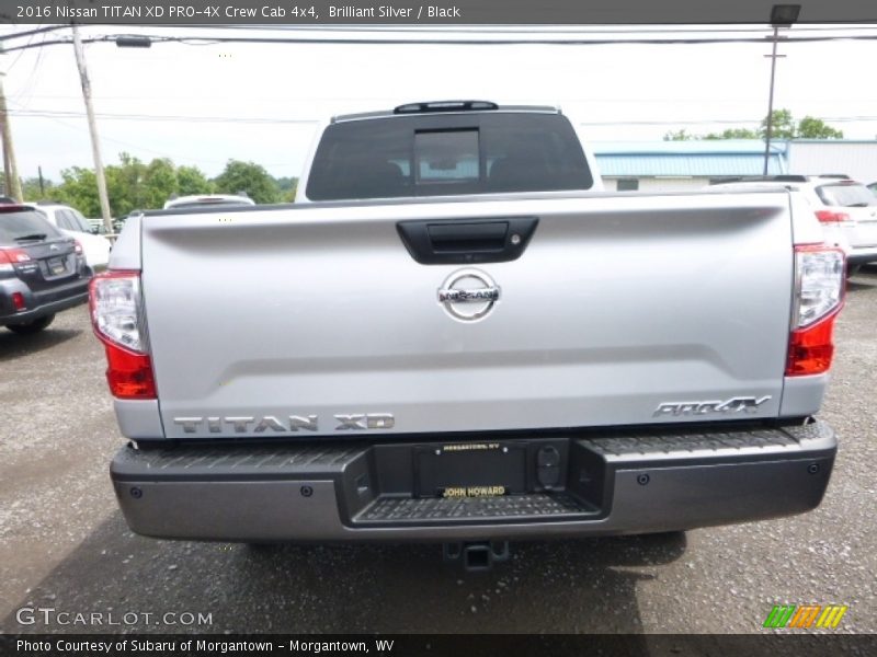 Brilliant Silver / Black 2016 Nissan TITAN XD PRO-4X Crew Cab 4x4