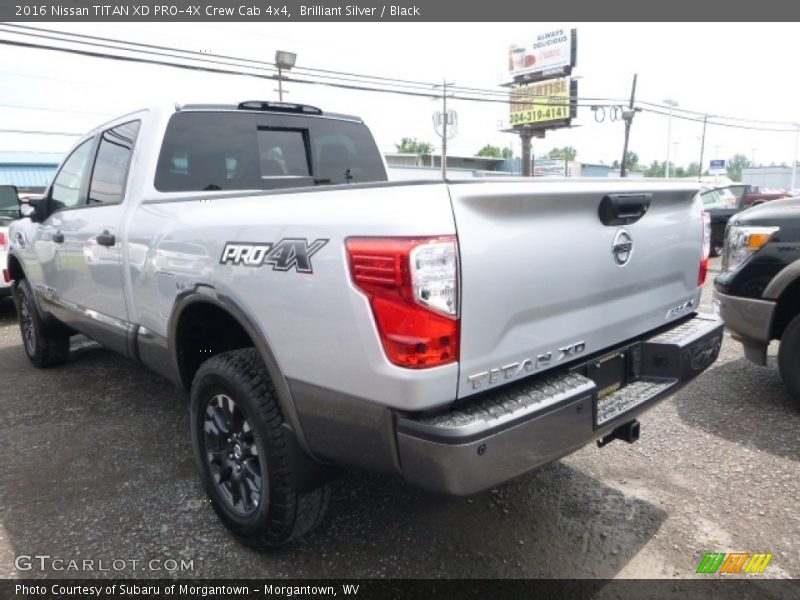 Brilliant Silver / Black 2016 Nissan TITAN XD PRO-4X Crew Cab 4x4