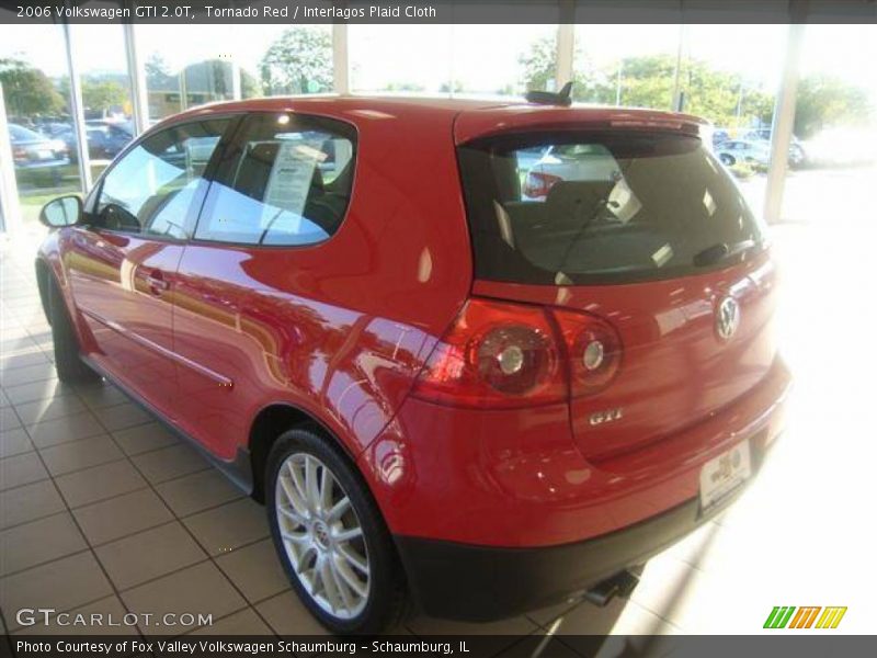 Tornado Red / Interlagos Plaid Cloth 2006 Volkswagen GTI 2.0T