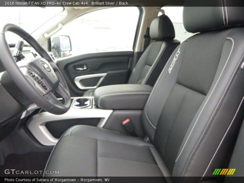 Brilliant Silver / Black 2016 Nissan TITAN XD PRO-4X Crew Cab 4x4