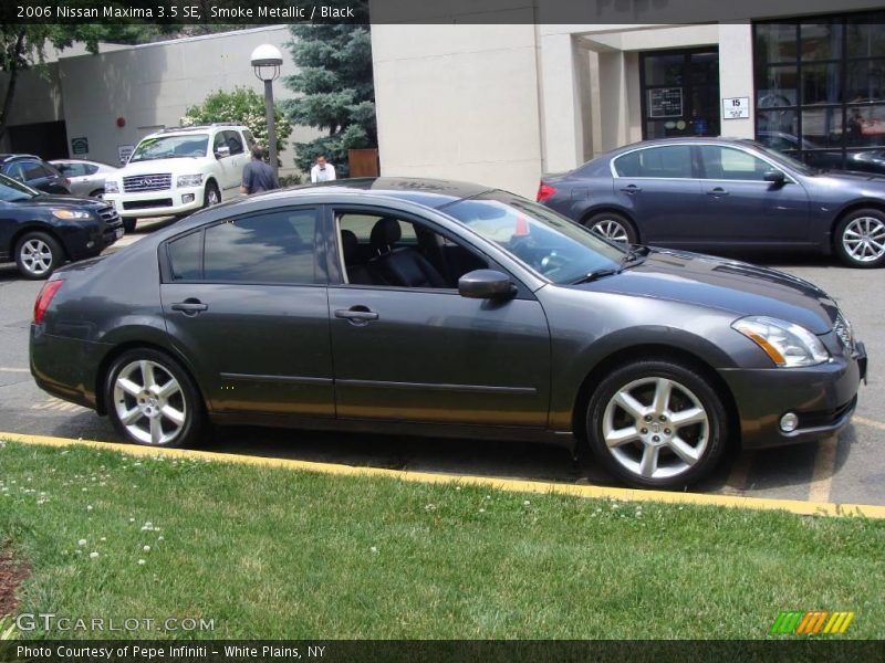 Smoke Metallic / Black 2006 Nissan Maxima 3.5 SE