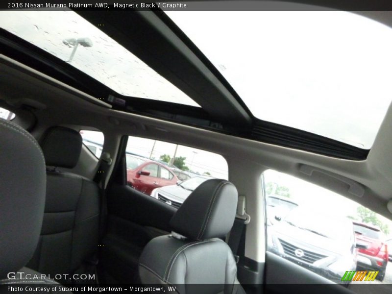 Sunroof of 2016 Murano Platinum AWD