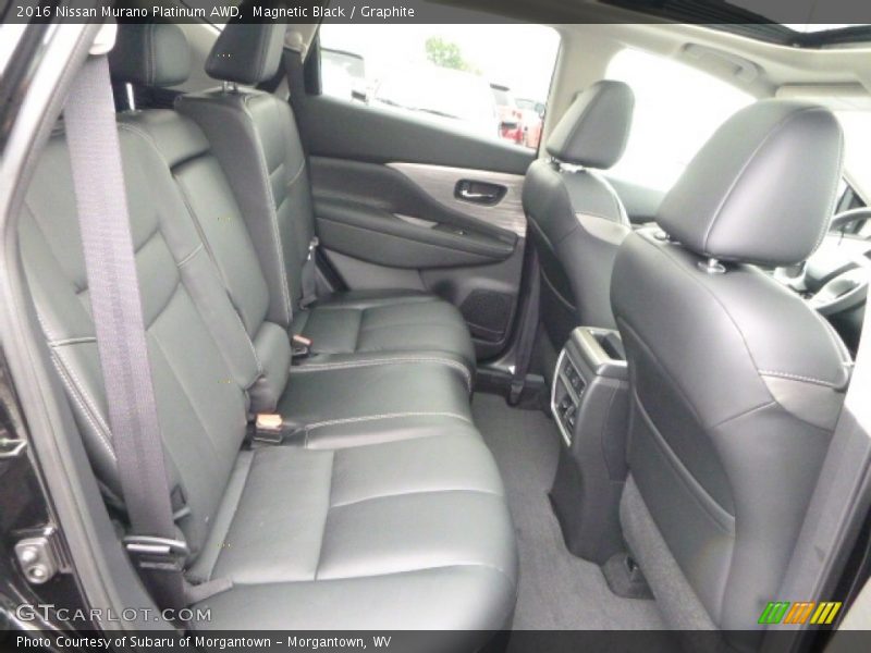 Rear Seat of 2016 Murano Platinum AWD