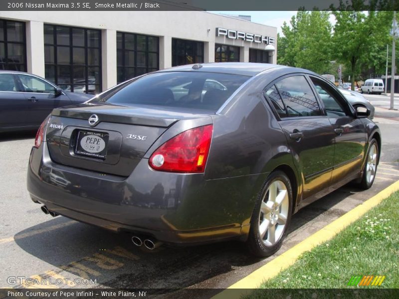 Smoke Metallic / Black 2006 Nissan Maxima 3.5 SE