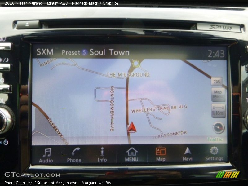Magnetic Black / Graphite 2016 Nissan Murano Platinum AWD