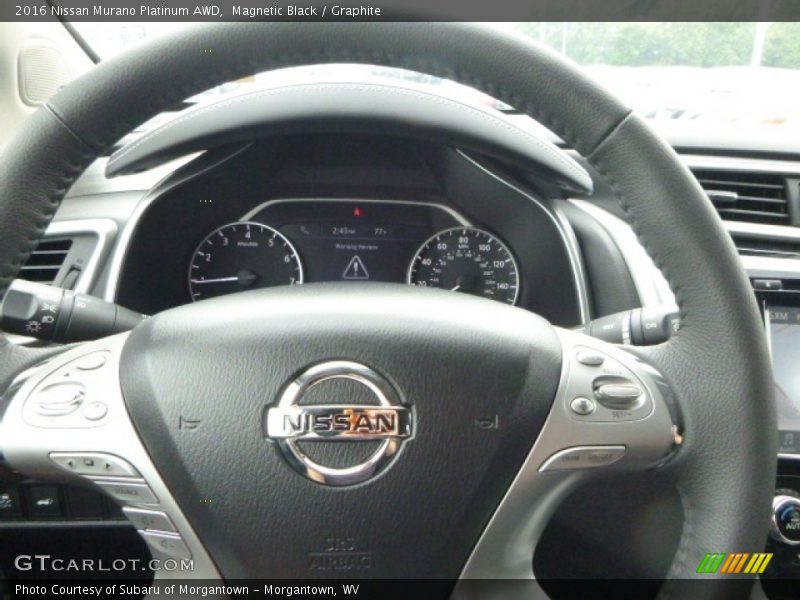 Magnetic Black / Graphite 2016 Nissan Murano Platinum AWD