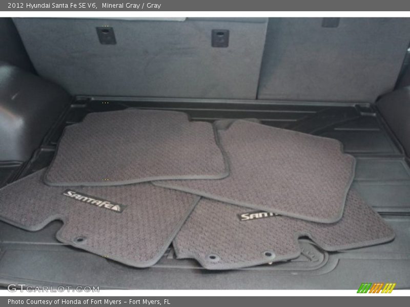 Mineral Gray / Gray 2012 Hyundai Santa Fe SE V6