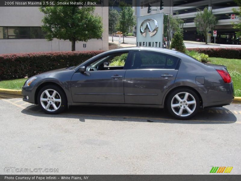 Smoke Metallic / Black 2006 Nissan Maxima 3.5 SE