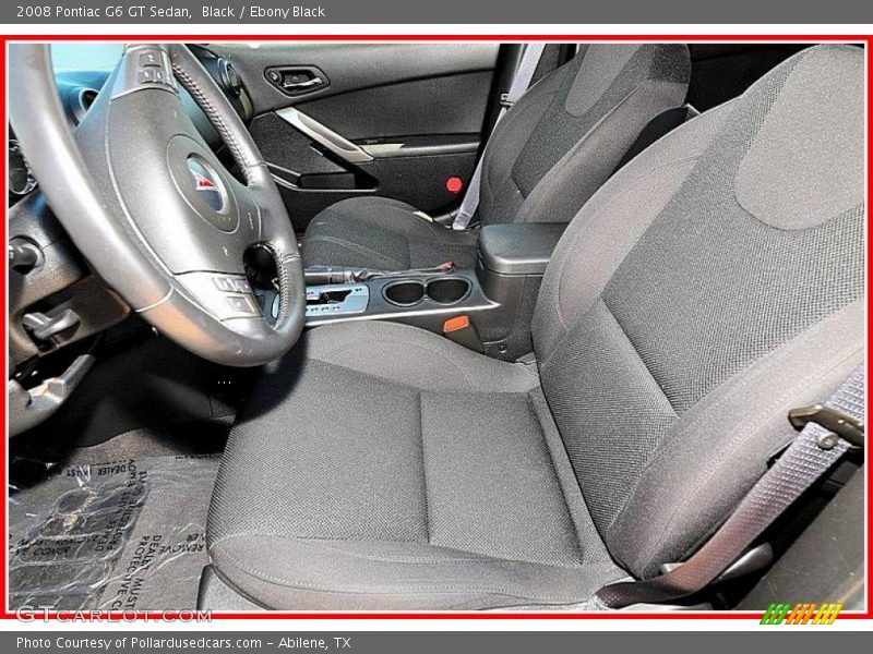 Black / Ebony Black 2008 Pontiac G6 GT Sedan