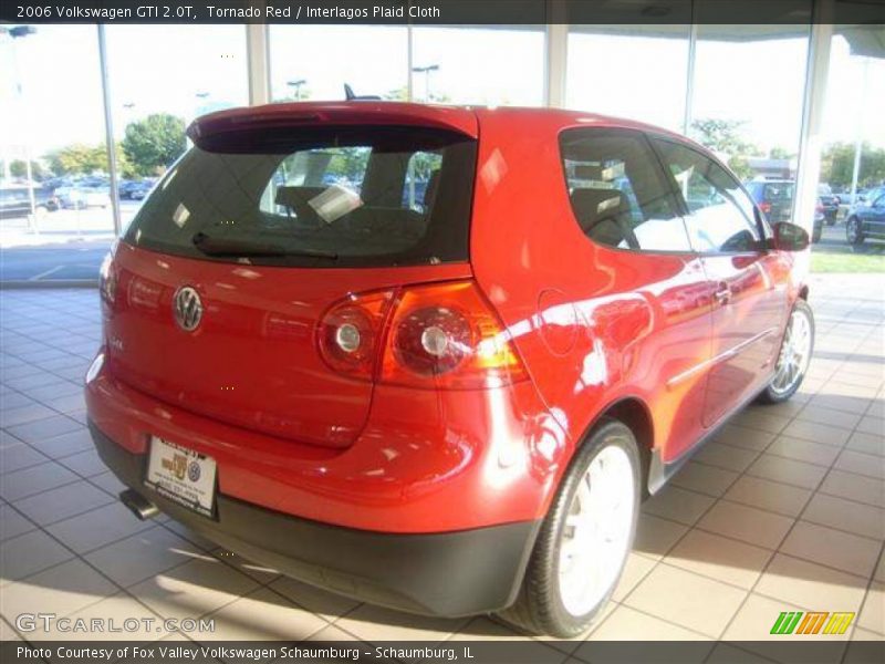 Tornado Red / Interlagos Plaid Cloth 2006 Volkswagen GTI 2.0T