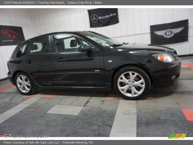 Galaxy Gray Mica / Black 2009 Mazda MAZDA3 s Touring Hatchback