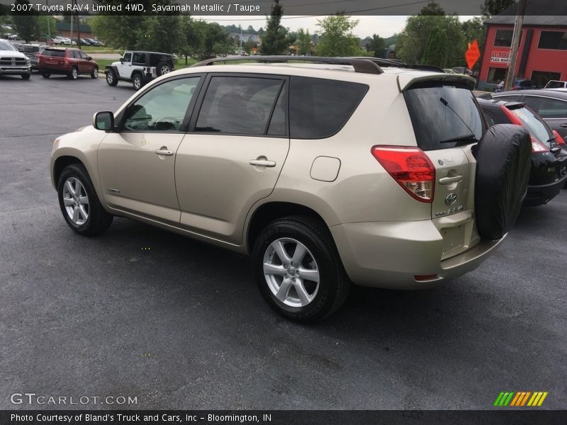 Savannah Metallic / Taupe 2007 Toyota RAV4 Limited 4WD