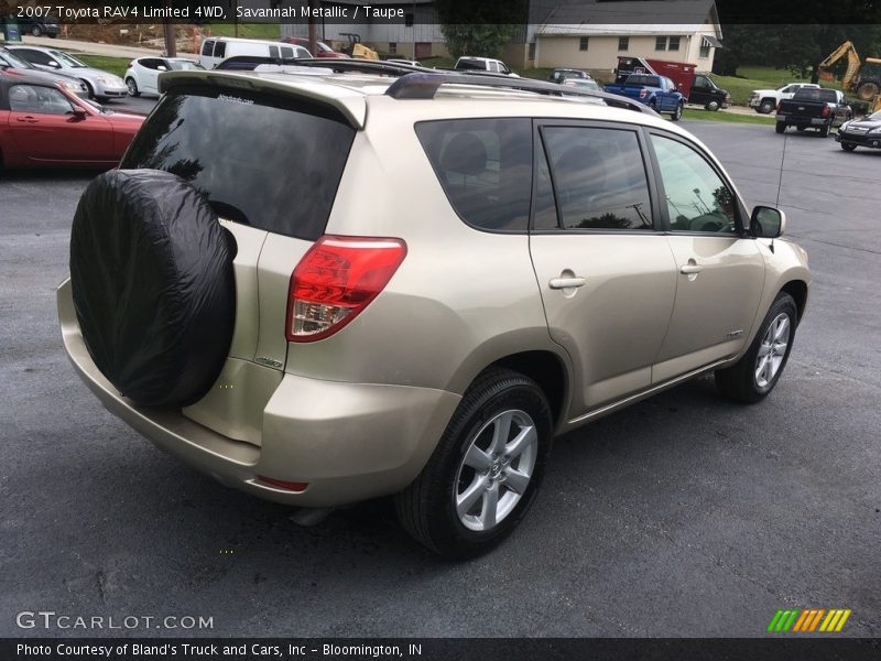 Savannah Metallic / Taupe 2007 Toyota RAV4 Limited 4WD