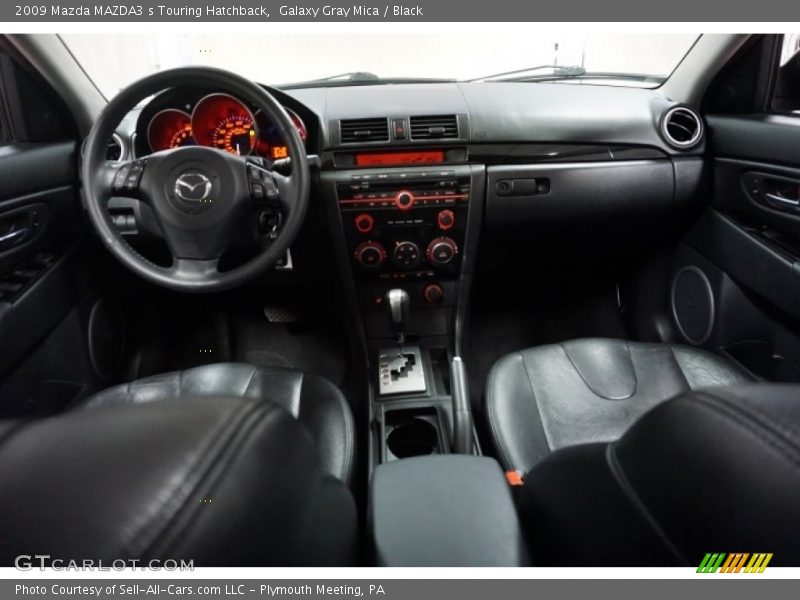 Galaxy Gray Mica / Black 2009 Mazda MAZDA3 s Touring Hatchback