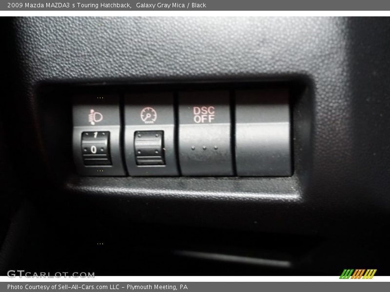 Galaxy Gray Mica / Black 2009 Mazda MAZDA3 s Touring Hatchback