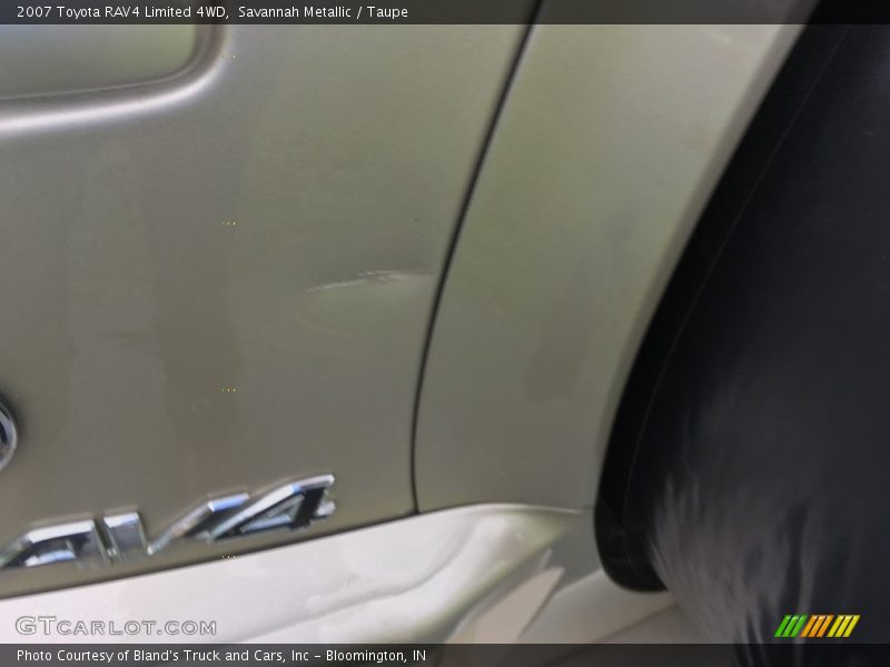 Savannah Metallic / Taupe 2007 Toyota RAV4 Limited 4WD