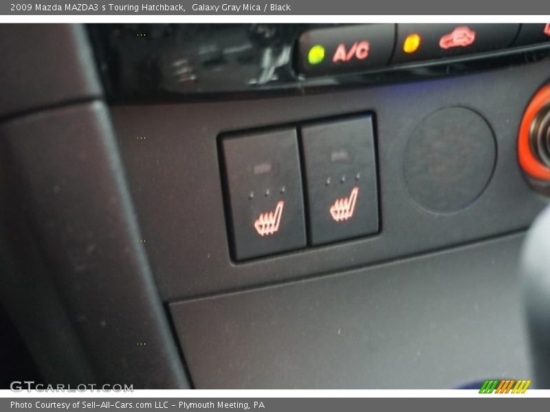 Galaxy Gray Mica / Black 2009 Mazda MAZDA3 s Touring Hatchback