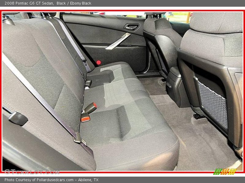 Black / Ebony Black 2008 Pontiac G6 GT Sedan
