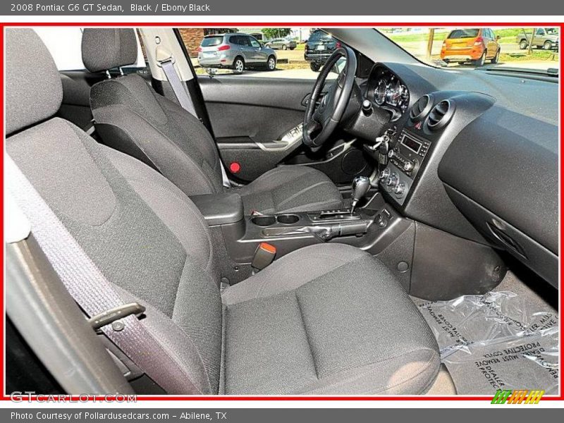 Black / Ebony Black 2008 Pontiac G6 GT Sedan