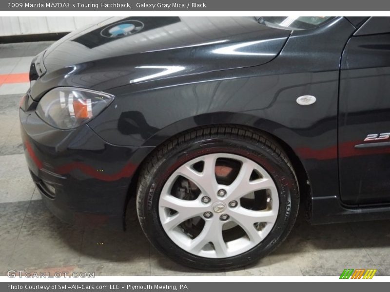 Galaxy Gray Mica / Black 2009 Mazda MAZDA3 s Touring Hatchback