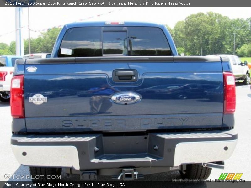 Blue Jeans Metallic / King Ranch Mesa/Adobe 2016 Ford F250 Super Duty King Ranch Crew Cab 4x4