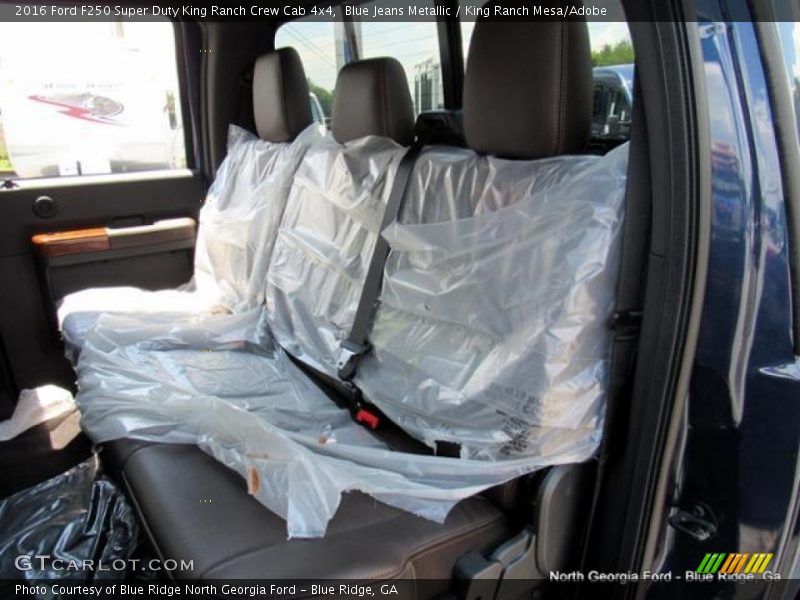 Blue Jeans Metallic / King Ranch Mesa/Adobe 2016 Ford F250 Super Duty King Ranch Crew Cab 4x4